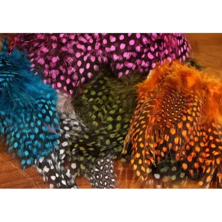 UV Large Dot Guinea Hackle - Your Premium Fishing Gear Store Rods Lines Baits Accessories^ New