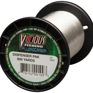 Vicious Fluorocarbon Line 20lb 800yd Clear - Your Premium Fishing Gear Store Rods Lines Baits Accessories^ Online