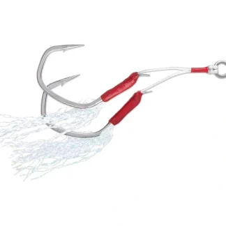 VMC TechSet Tandem Assist Hooks, Tin, #3/0, 200 lb, 3 - Your Premium Fishing Gear Store Rods Lines Baits Accessories^ Outlet