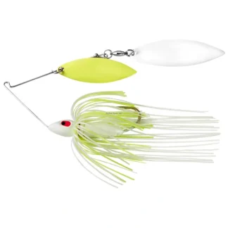 War Eagle Screamin Eagle Painted Head Double Willow Spinnerbait- 1/2oz- White Chartreuse - Your Premium Fishing Gear Store Rods Lines Baits Accessories^ Best Sale