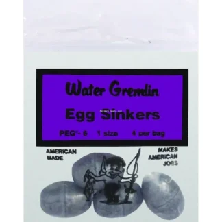 Water Gremlin Egg Sinker - Your Premium Fishing Gear Store Rods Lines Baits Accessories^ Shop