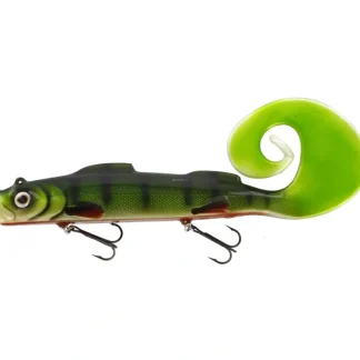Westin MonsterTeez Curl Tail Swimbait, 9-7/8", 7-3/16oz, Sinking Wow Perch - Your Premium Fishing Gear Store Rods Lines Baits Accessories^ Online