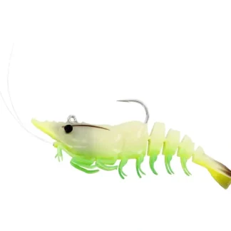 Westin Salty the Shrimp Pearl Chartreuse 4" - Your Premium Fishing Gear Store Rods Lines Baits Accessories^ Outlet