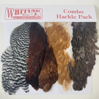 Whiting Introductory Soft Hackle Pack 2 Half Capes 2 Half Saddles - Your Premium Fishing Gear Store Rods Lines Baits Accessories^ Clearance