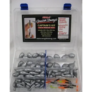 Wing-It 124 Pc Captain's Sinker Kit - Your Premium Fishing Gear Store Rods Lines Baits Accessories^ Clearance