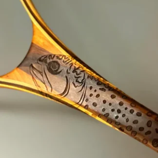 XL 18"x14" - Brook Trout Engraved - Classic Fly Fishing Traditional Landing Net - Your Premium Fishing Gear Store Rods Lines Baits Accessories^ Best
