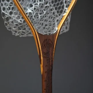 XL 18"x14" - Rainbow Trout Engraved - Natural Fly Fishing Traditional Landing Net - Your Premium Fishing Gear Store Rods Lines Baits Accessories^ Outlet
