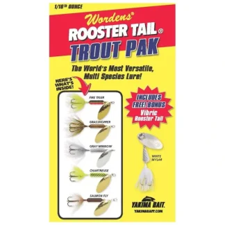 Yakima Bait Original Rooster Tail Spinner Box Kit, 1/4oz - Your Premium Fishing Gear Store Rods Lines Baits Accessories^ Sale