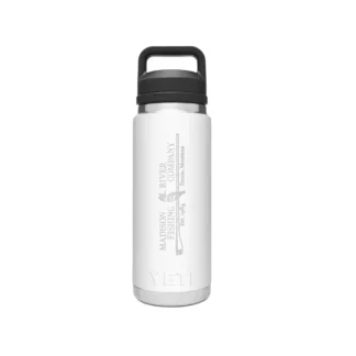 YETI Rambler 26oz. Bottle Chug Logo White - Your Premium Fishing Gear Store Rods Lines Baits Accessories^ Hot