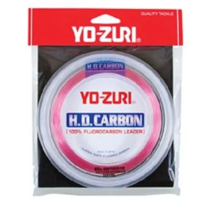 Yo-Zuri HD Carbon 100% Fluorocarbon Leader (15-200lb, 100yd, Disappearing Pink) - Your Premium Fishing Gear Store Rods Lines Baits Accessories^ Shop