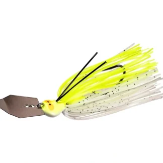 Z-Man Crosseyez Chatterbait 3/4 Oz Chartreuse/White - Your Premium Fishing Gear Store Rods Lines Baits Accessories^ Clearance
